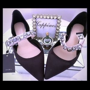 Zara Jewel Flats!!